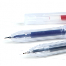 齐心中性笔黑笔k3020办公学生文具0.5签字笔碳素笔水笔17黑2蓝1红