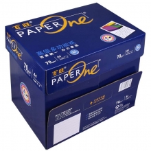 百旺(PaperOne) A4 80g高级多功能复印纸 全木浆中性纸张 HDPrint亮丽速干技术