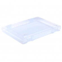 得力 5702正品 A4透明塑料档案盒