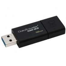 金士顿（Kingston）DT 100G3 16GB USB3.0 U盘 黑色