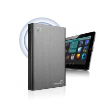 希捷 (Seagate) 无线硬盘移动存储设备 1TB USB3.0移动硬盘 灰色 (STCK1000300)