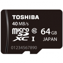 TOSHIBA东芝TF卡64G存储卡华为手机内存卡40M/S高速class10