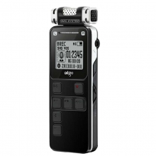 爱国者（aigo）R5520 高清降噪 三维立体线性声控录音笔  8G  黑色