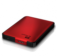 西部数据（WD）My Passport USB3.0 1TB 超便携硬盘（红色）WDBBEP0010BRD-PESN