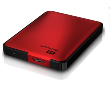 西部数据（WD）My Passport USB3.0 1TB 超便携硬盘（红色）WDBBEP0010BRD-PESN