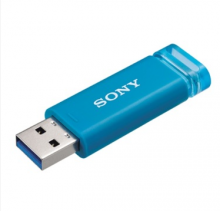 索尼(SONY)USM16GU/L 晶雅系列 USB3.0 高速U盘 16GB（湖蓝）