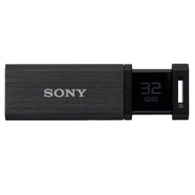索尼（SONY） USM32GQX 精钢系列 USB3.0 32GB U盘（黑）