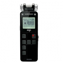 爱国者（aigo）R5520 高清降噪 三维立体线性声控录音笔  8G  黑色