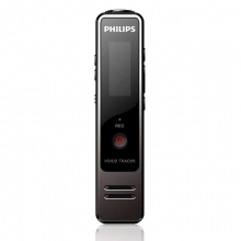 飞利浦(PHILIPS) VTR6100 4GB高清微型数字降噪 PCM分段录音 FM录音笔 深枪色