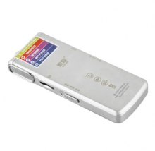 索爱（soaiy） DVR-508 录音笔(8G 1.44英寸 480P高清摄像  锌合金 音乐播放) 银色