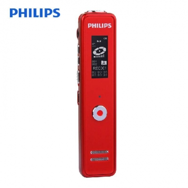 飞利浦（PHILIPS）VTR5100 8GB 录音笔 中国红