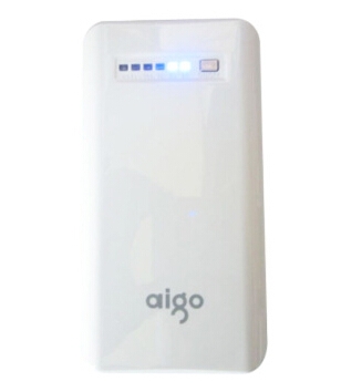 aigo 无线云存储/移动电源/无线WIFI/充电宝/云电宝 RS190/RL9000 9000毫安 银灰色