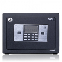 得力 （deli）电子密码防盗 保险箱 3611 （黑灰色）
