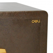 得力（deli）家用办公指纹保险柜3608（古铜色）