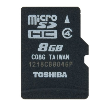 东芝 TOSHIBA 8G TF MICROSDHC 存储卡 CLASS4