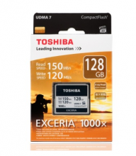 东芝 TOSHIBA EXCERIA CF存储卡 128G 极至瞬速 读150M写120M 1000倍速 VPG-20