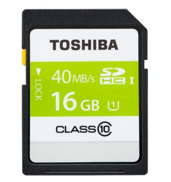 东芝 TOSHIBA 高速SDHC存储卡 16G CLASS10-40MB S
