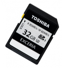 东芝 TOSHIBA EXCERIA 极至瞬速 U3 SDHC-32G 读95M写60M 支持4K高清