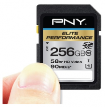必恩威 PNY SDXC 256G 600X UHS-1 CLASS10 极速存储卡读取90MB S 专业摄影机 单反相机用闪存卡