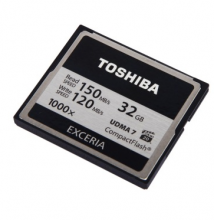 东芝 TOSHIBA EXCERIA CF存储卡 32G 极至瞬速 读150M写120M 1000倍速 VPG-20