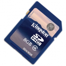 金士顿 SD  8G 存储卡(CLASS4)