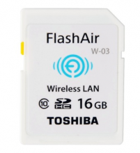 东芝 TOSHIBA 16G FLASHAIR 第三代无线局域网嵌入式SDHC存储卡 CLASS10