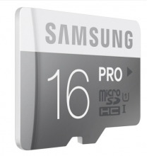 三星 SAMSUNG 16GB UHS-1 CLASS10 TF MICRO SD 存储卡 读速90MB S 专业版