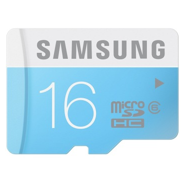 三星 SAMSUNG 16GB CLASS6 TF MICRO SD 存储卡 读速24MB S 标准版