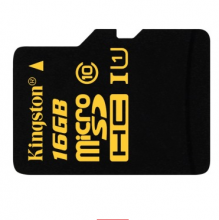 金士顿 KINGSTON 16GB UHS-I CLASS10 TF MICRO SD 高速存储卡 读速90MB S 土豪金