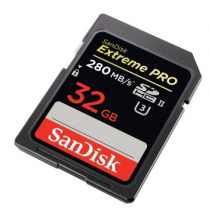 闪迪 SANDISK 32GB UHS-II 至尊超极速SDHC存储卡 读速280MB S