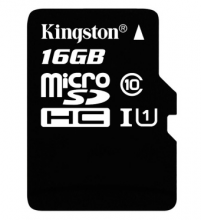 金士顿 KINGSTON 16GB CLASS10 TF MICRO SD 存储卡 读速48MB S