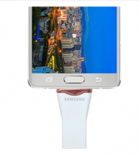 三星 SAMSUNG 64GB OTG 手机U盘 USB/MICRO USB双接口 白色
