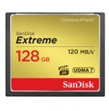 闪迪 SANDISK 128GB 800X 至尊极速CF存储卡 读速120MB S