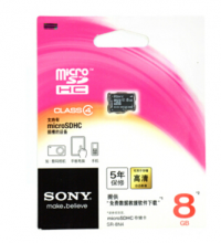 索尼 SONY 8G TF MICRO SDHC 存储卡 CLASS4