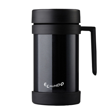 膳魔师 GLOM-501 (艾蒙多)不锈钢保温杯男士500ML黑色GLOM-501