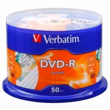 威宝 DVD +/-R 空白刻录光盘16速50片装4.7G