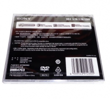 索尼（SONY）DVD-R 16速 4.7G 单片盒装 空白刻录盘 光盘 dvd刻录盘