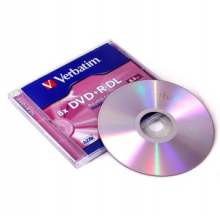 威宝（Verbatim）DVD+R DL 8速 8.5G 5片盒装 刻录盘