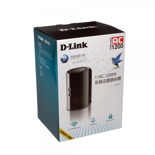 D-Link无线路由器Dlink 迅雷下载DIR-852双频11AC千兆1200M