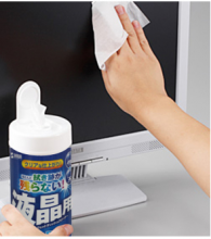 山业SANWA 80抽电脑清洁湿纸巾 液晶屏幕清洁 除霉除菌（CD-WT4N-C）