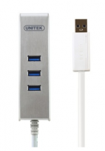 优越者（UNITEK） Y-3052 USB3.0 高速扩展3口HUB +SD读卡器集线器HUB