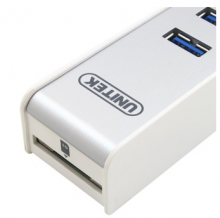 优越者（UNITEK） Y-3052 USB3.0 高速扩展3口HUB +SD读卡器集线器HUB