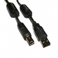 富运达 USB打印线 USB2.0打印机线 数据线 A-B 扁口对方口连接线