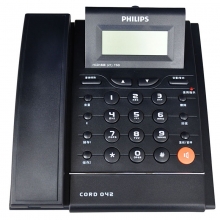 飞利浦固定电话机 CORD042 一键拨号 办公 家用座机