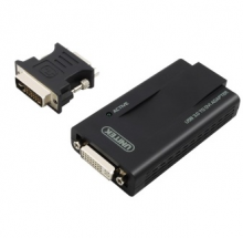 优越者（UNITEK） Y-3801 USB3.0转DVI/VGA外置显卡 DVI/VGA分屏器