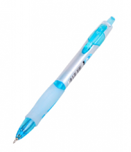 晨光（M&G） BP8009 按动式蓝色圆珠笔 0.38mm 笔杆颜色随机 50支/盒