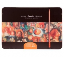 马可（Marco）3100-48TN 雷诺阿系列 48色彩色铅笔/填色笔 铁盒装