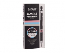 宝克（BAOKE）ZD105 simple 自动铅笔 0.7mm HB 12支/盒 （计价单位：支）