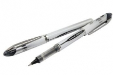 三菱（Uni）UB-200 太空抗压签字笔  不漏墨 0.8mm 可换芯 黑色（12支装）