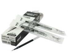 三菱（Uni）UMR-85N 中性笔替芯 适用UMN-152/105/155/207笔芯 0.5mm黑色 10支/盒